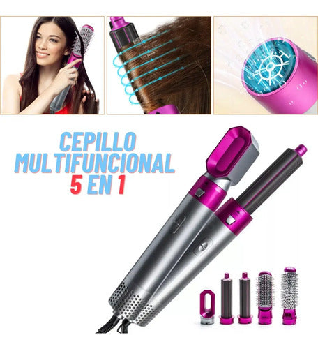 Cepillo Genérica 5 En 1 Gris