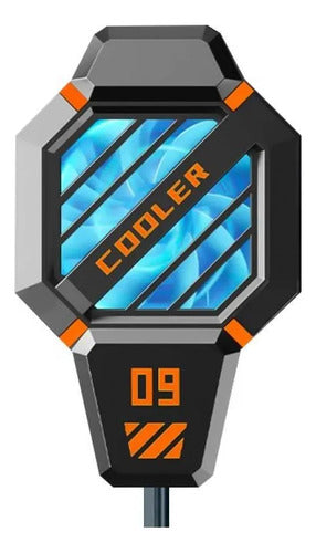 Enfriador Cooler Celular Gamer Usb Smartphone 68 A 86mm Negro