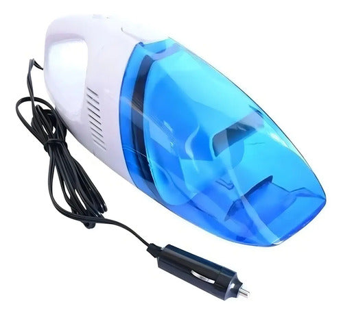 Aspiradora Portatil Para Auto 12v De Mano Con Cable Compacta Azul Marino