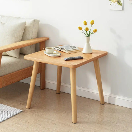 Mesa Minimalista Centro Living Madera Ratona