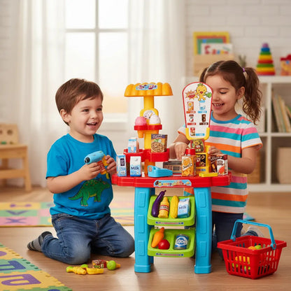 Supermercado Infantil 31 Piezas Caja Scanner Accesorios