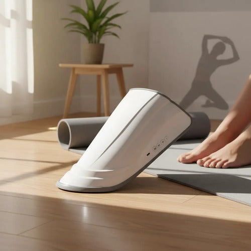 Masajeador Ajustable Brazos Piernas Inalambrico Usb Presion Blanco