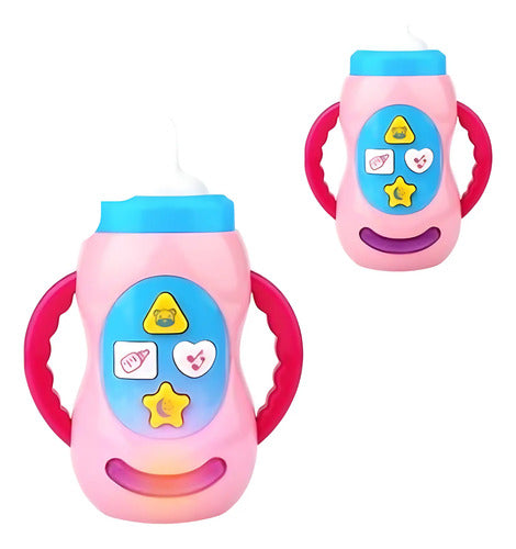 Juguete Infantil Interactivo Mamadera Musical Y Luces Niños