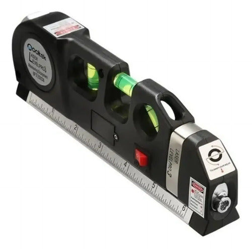 Nivel Laser Con Cinta Metrica Tres Burbujas Alineador
