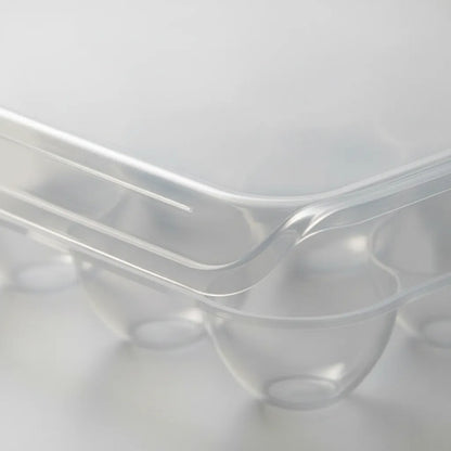 Huevera Portahuevos Plástico 18 Huevos Unidades Tapa 32x17cm Transparente