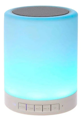 Parlante Bluetooth Táctil Luces Tf Usb Mic Manos Libres Aleatorio