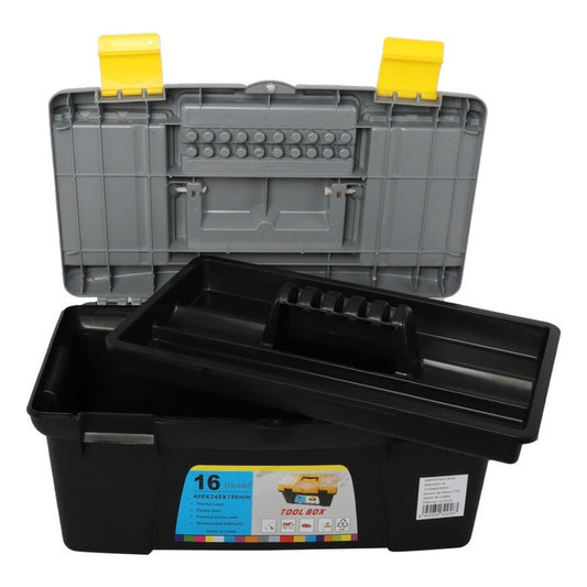 Caja De Herramientas Plastica Bandeja Removible 40x24x19cm