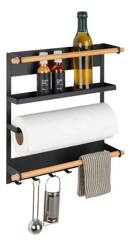 Organizador Colgante Magentico Heladera Cocina Porta Rollos Aleatorio