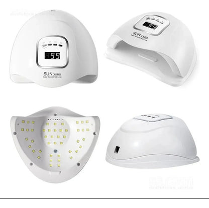 Cabina Sun X5 Max Uv Led Secador Uñas Profesional Color Blanco