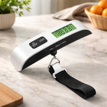Balanza Digital Portatil 50kg Valija Precision Lcd Multiuso Blanco 50 Kg