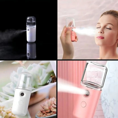 Vaporizador Facial Rostro Portatil Nano Spray Recargable Usb Aleatorio
