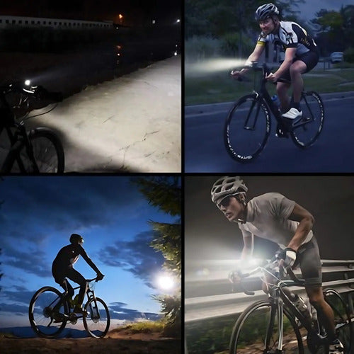 Luz Delantera Para Bicicleta Led Para Bici Impermeable Aleatorio