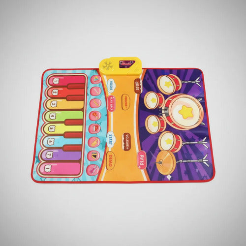 Alfombra Musical Interactiva Infantil Piano Plegable 60x75cm