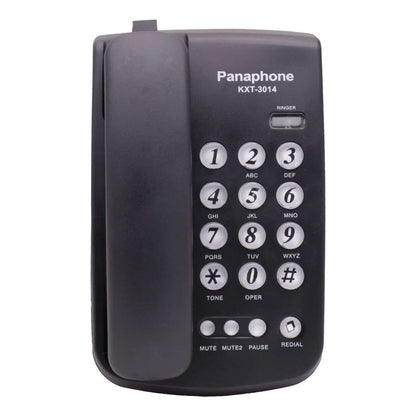 Telefono Fijo De Mesa Color Negro Y Blanco