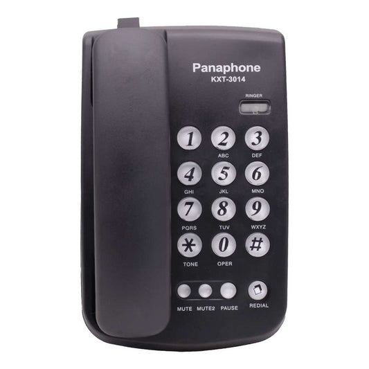 Telefono Fijo De Mesa Color Negro Y Blanco