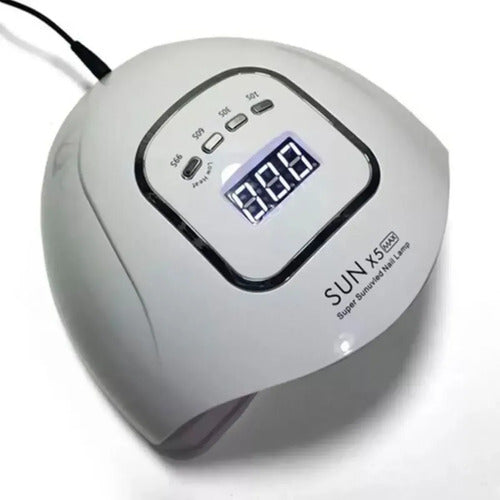 Cabina Sun X5 Max Uv Led Secador Uñas Profesional Color Blanco
