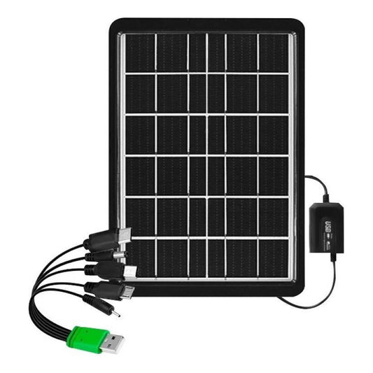 Panel Solar Con Adaptador Multiple Usb