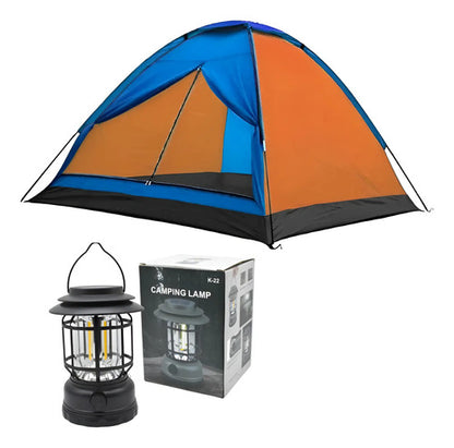 Carpa 4 Personas Iglu Mosquitero 2x2 + Foco Solar Camping Aleatorio