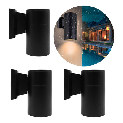 Set X3 Foco Pared Aplique Exterior Lampara Unidireccional