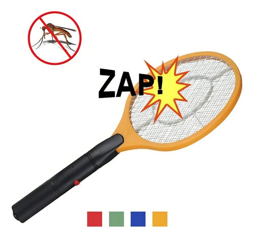 Raqueta Eléctrica Recargable Que Mata Mosquitos