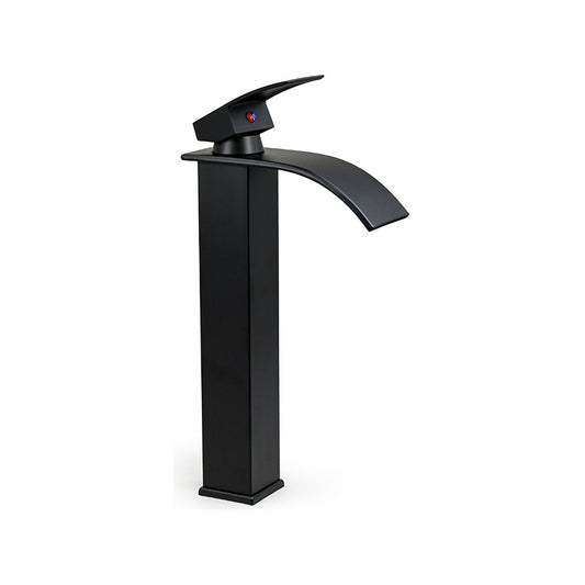 Canilla Negra Para Lavatorio Baño Monocomando Mezcladora