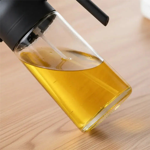 Set X2 Rociador Para Aceite De Vidrio Aceitera Doble Pico