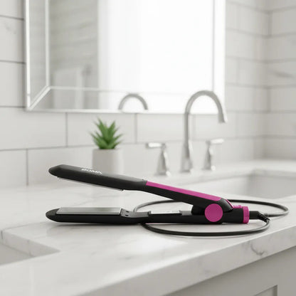 Plancha Pelo Boma Profesional 200c En 2 Colores Amarilo Rosa Rosa