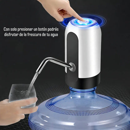 Dispensador De Agua Automático Para Botellon Recargable Color Blanco