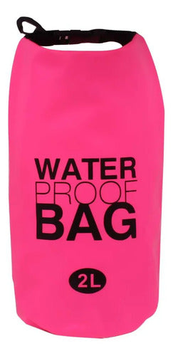 Bolsa Impermeable Estanca 2l Proteccion Celular Viajes Playa Rosa