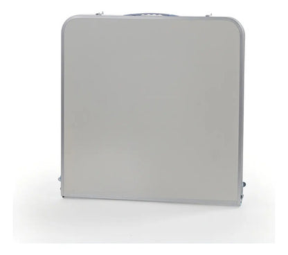 Mesa Plegable Con 4 Bancos Para Camping 120cm Color Blanco Diseño Moderno