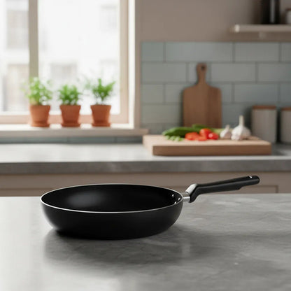 Sarten Hondo Profunda Cocina Capacidad 2.2l Antiadherente Negro