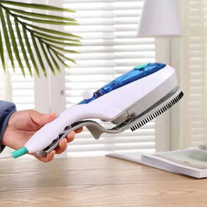Plancha Ropa A Vapor Plancha A Vapor Portatil Blanco Con Azul Verde