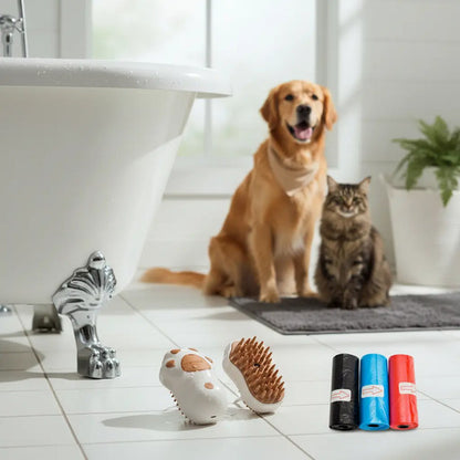Peine Cepillo Vapor Para Mascotas Perro Gato Usb + Bolsitas