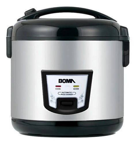 Olla Arrocera Electrica Antiadherente 4 Litros 700w Plateado