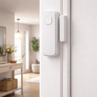 Sensor Detector Alarma Apertura Puerta Ventana Wifi App Blanco