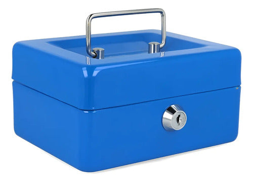 Caja Fuerte De Seguridad Metalica 20x16x9cm Varios Colores Aleatorio