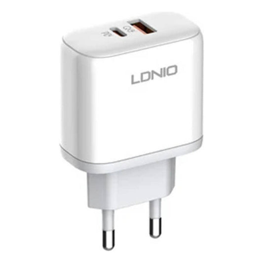 Cargador Pared 45w Usb + Tipo C Usb C Carga Rapida Blanco