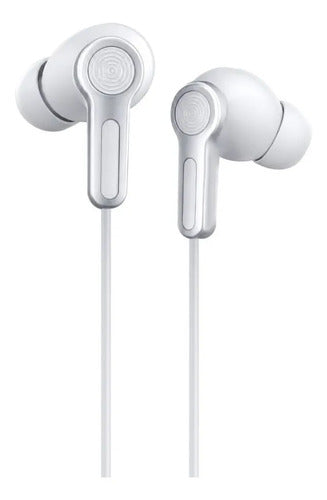 Auriculares In Ear Para Ios Con Cable Graves Profundos Blanco