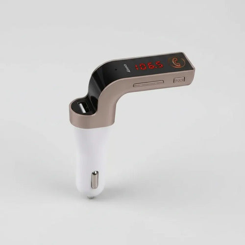 Transmisor Receptor Bluetooth Auto Fm Cargador Usb 12v 24v