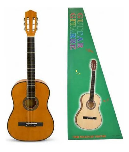 Guitarra Clásica Criolla 38 Pulgadas Madera 6 Cuerdas 97cm Marrón