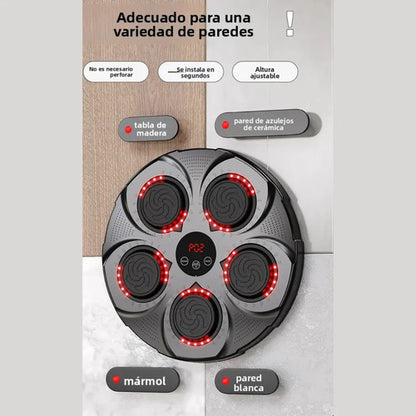 Bolsa De Boxeo Almohadilla Con Luz Y Musica Aleatorio