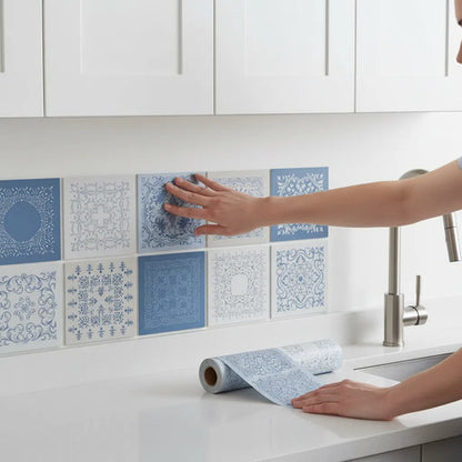 Placas Azulejos Adhesivos Decorativos Vinilos Pared Pack X10 Aleatorio