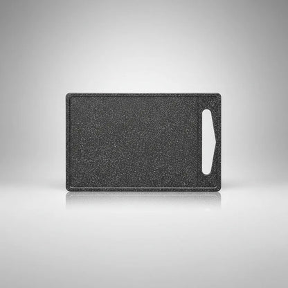 Tabla Picar Plastica Reforzada Antiderrame Cocina 40x30cm Granito Negro