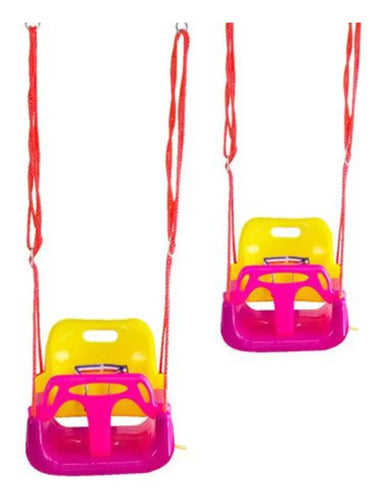 Hamaca Infantil Para Bebes Niños Columpio De Plastico