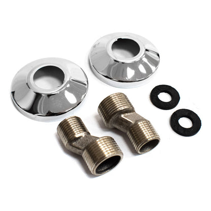 Monocomando 20cm Pico Cromado Canilla Cocina Pared Mesada