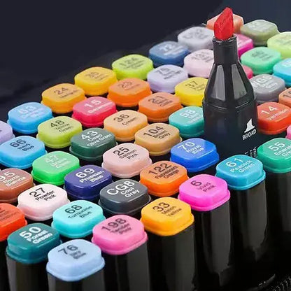 Marcadores Doble Punta Estuche X120 Colores Touch Veoquiero Negro 120