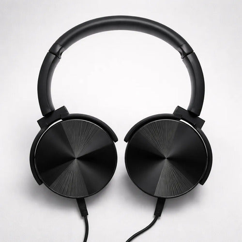 Auricular Cable Microfono Manos Libres Vincha Ajustable 3.5 Negro