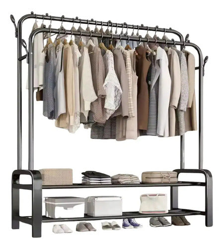 Perchero Organizador De Pie Estante Ropa Dormitorio Aleatorio