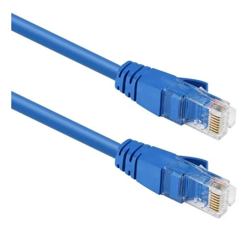 Cable Red Ethertnet 10 Metros Rj45 Utp Categoria 6 Color Blanco