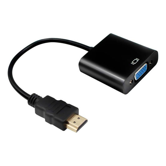 Conversor Hdmi A Vga Hd 1080p Negro